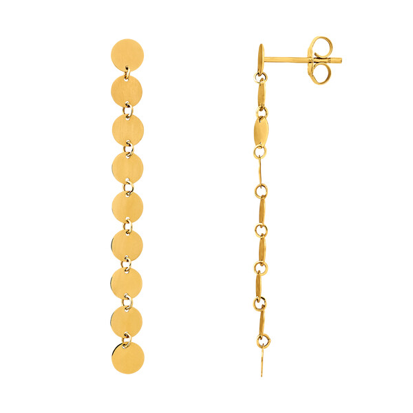 Damen Ohrstecker aus 375/585 Echtgold XG9K4187G