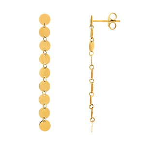 Damen Ohrstecker aus 375/585 Echtgold XG9K4187G