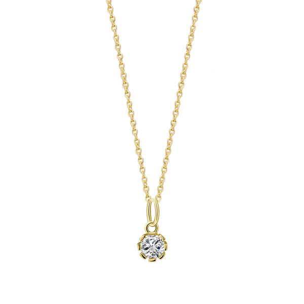 Damen Halskette mit 925/- Sterlingsilber und...