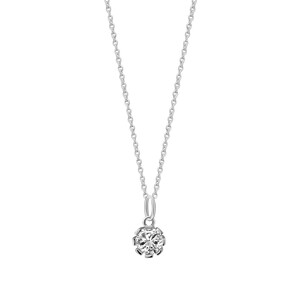 Damen Halskette mit 925/- Sterlingsilber und...