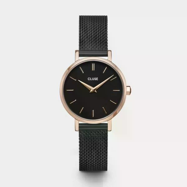 Boho Chic Petite Damenuhr Schwarz/Ros�gold CW0101211004