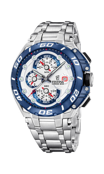 Festina Chrono Bike Herrenuhr Blau/Silber F20754/1