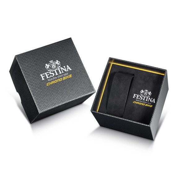 Festina Chrono Bike Herrenuhr Silber/Schwarz/Grün F20754/3