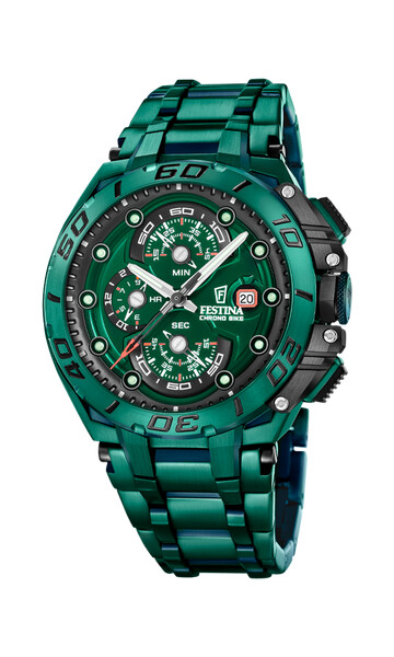 Festina Special Editions Herrenuhr in Dunkelgr�n F20758/1