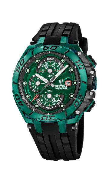 Festina Special Editions Herrenuhr in Dunkelgr�n F20758/1