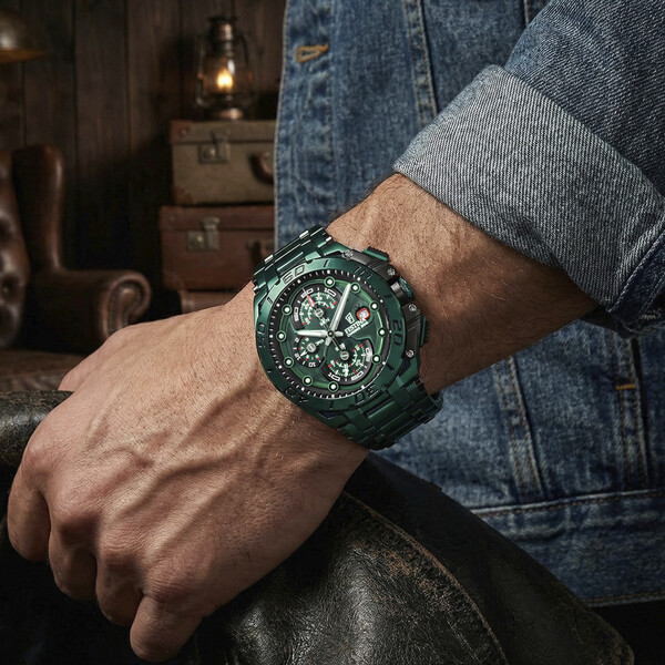 Festina Special Editions Herrenuhr in Dunkelgr�n F20758/1