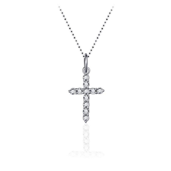 Gisser Anh�nger Kreuz Silber mit Zirkonia P077