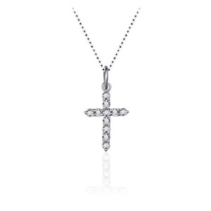 Gisser Anh�nger Kreuz Silber mit Zirkonia P077