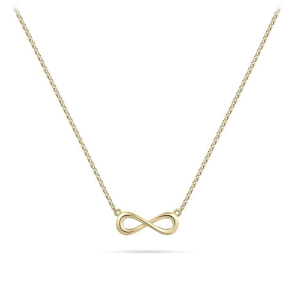 Gisser Goldhalskette Infinity-Zeichen in Silber N1108J