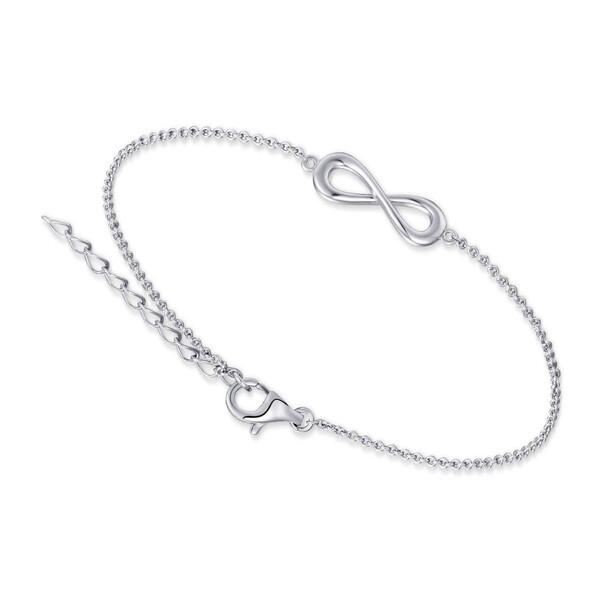 Damenarmband in Silber mit Infinity-Zeichen B1026
