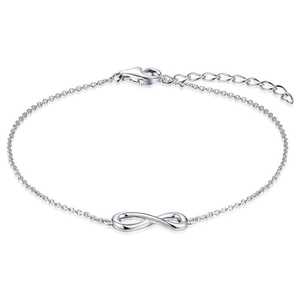 Damenarmband in Silber mit Infinity-Zeichen B1026