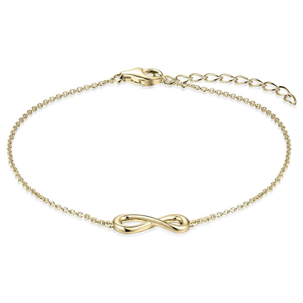 Damenarmband in Gold mit Infinity-Zeichen B1026Y