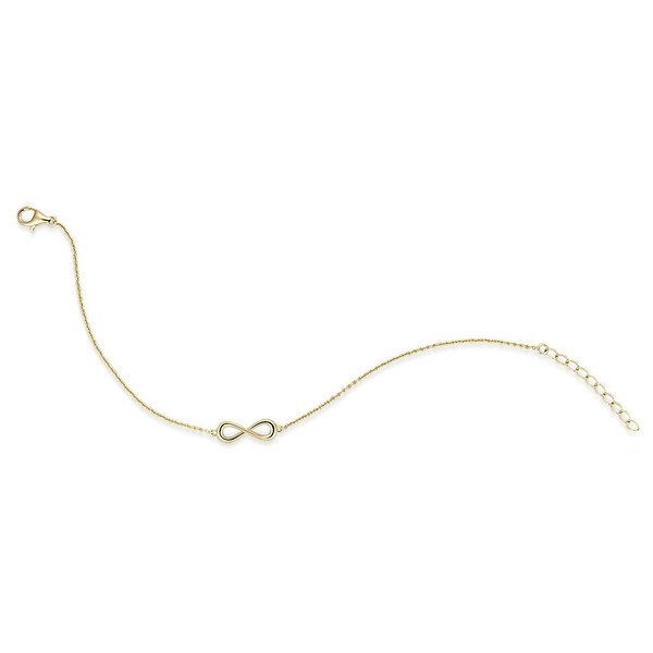 Damenarmband in Gold mit Infinity-Zeichen B1026Y