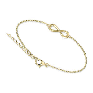 Damenarmband in Gold mit Infinity-Zeichen B1026Y