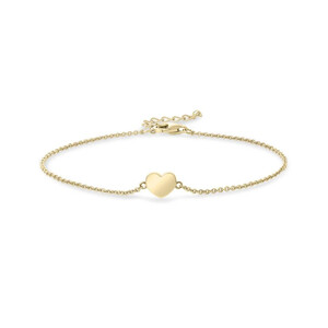 Damenarmband in Gold mit Herz B1016Y