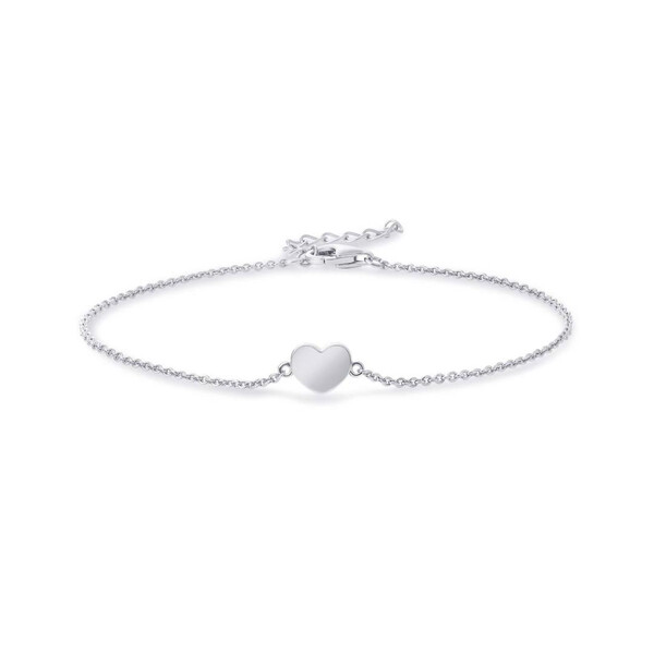Damenarmband in Silber mit Herz B1016