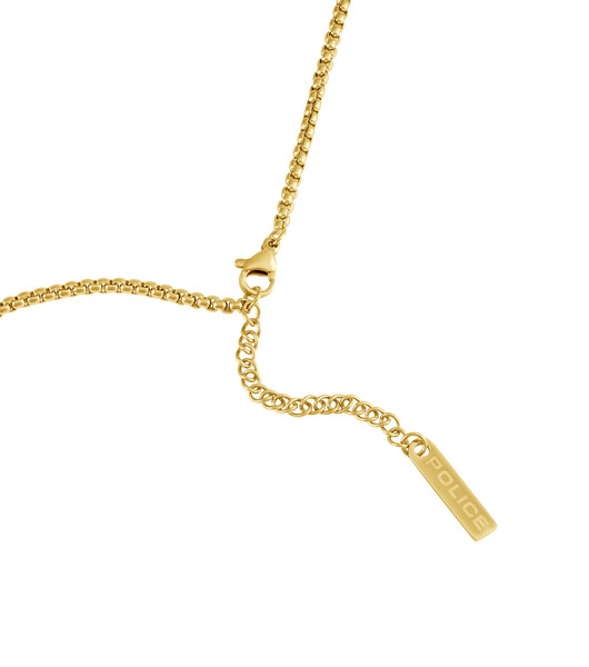 Police Crossrange Herrenkette in Gold mit Kreuz-Anh�nger...