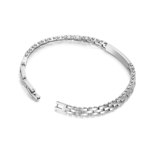 Police Brick Herrenarmband in Silber PEAGB0039301