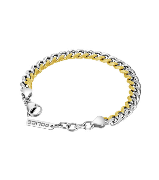 Police Long-Lasting Herrenarmband in Silber/Gold...