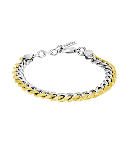 Police Long-Lasting Herrenarmband in Silber/Gold...