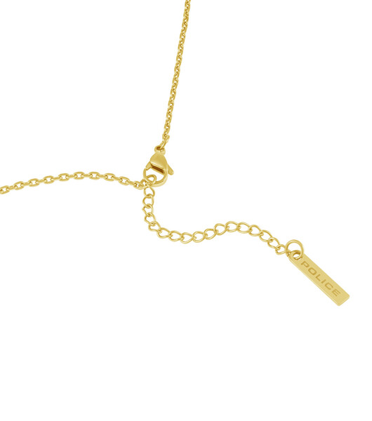 Police Wrangell II Herrenkette in Gold mit Kreuz-Anh�nger...