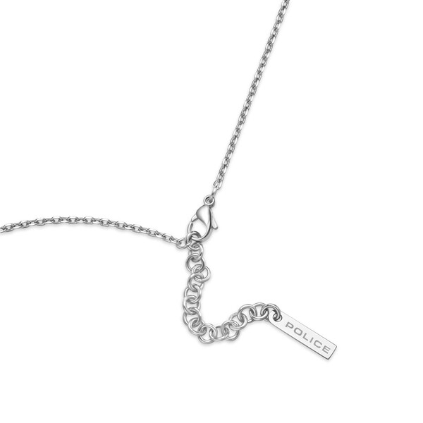 Police Stoneset Herrenkette in Silber mit Kreuz-Anh�nger PEAGN0036501
