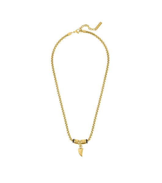 Police Serrator Herrenkette in Gold PEAGN0078302