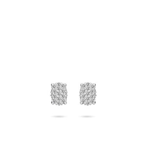 Damen Ohrstecker in Silber mit Zirkoniasteinen E1078