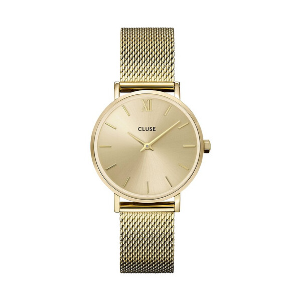 Cluse Minuit Damenuhr Mesh, Goldfarben CW10208