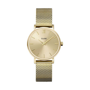 Cluse Minuit Damenuhr Mesh, Goldfarben CW10208