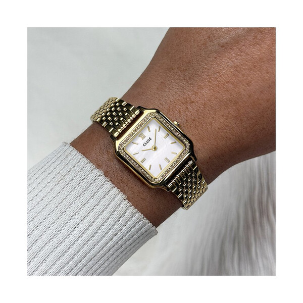 Cluse Gracieuse Petite Damenuhr, Gold-/Perlfarben CW11826