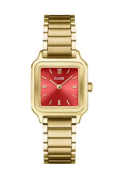 Cluse Gracieuse Petite Damenuhr, Rot & Gold CW11827