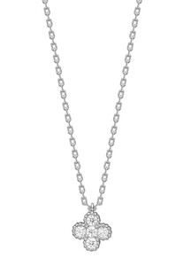 Damenkette SIGNENOR Silber/Gold mit Zirkonia