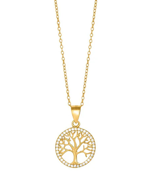 Damenkette CAIANOR Silber/Gold mit Zirkonia