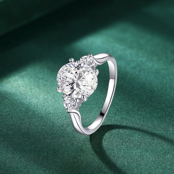 Damenring aus 925/- Sterlingsilber mit Zirkonia GH-R001