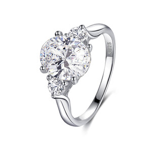Damenring aus 925/- Sterlingsilber mit Zirkonia GH-R001