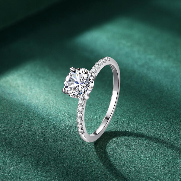 Damenring aus 925/- Sterlingsilber mit Zirkonia GH-R006