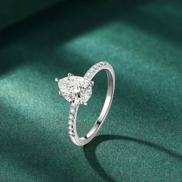 Damenring aus 925/- Sterlingsilber mit Zirkonia GH-R007
