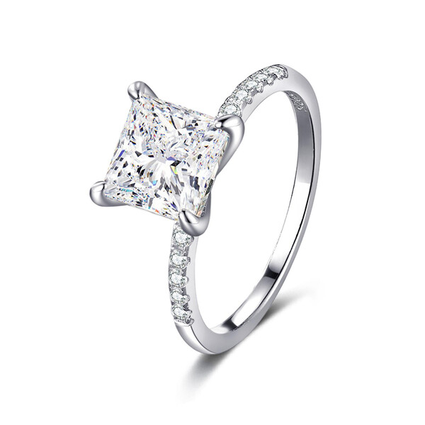 Damenring aus 925/- Sterlingsilber mit Zirkonia GH-R009