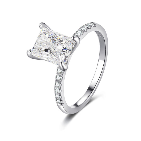 Damenring aus 925/- Sterlingsilber mit Zirkonia GH-R010