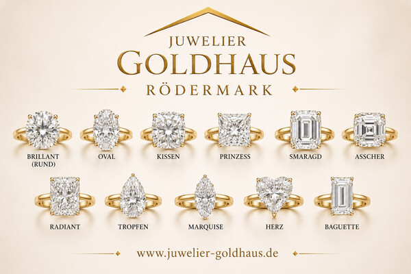 Antragsring diamantbesetzt aus Gold mit Labordiamant...