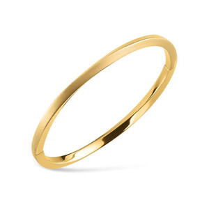 Boccia Titanium Armreif aus Reintitan goldplattiert