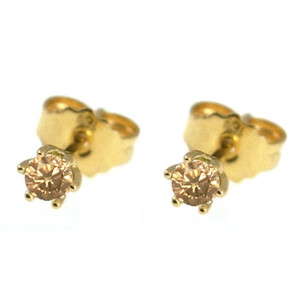Ohrstecker Damen in Roségold mit Diamant (Brilliant)