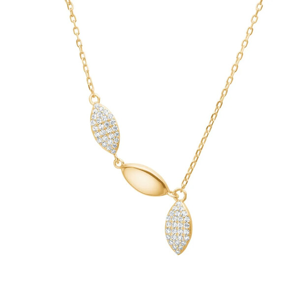 Halskette f�r Damen aus Silber mit vielen Zirkonia