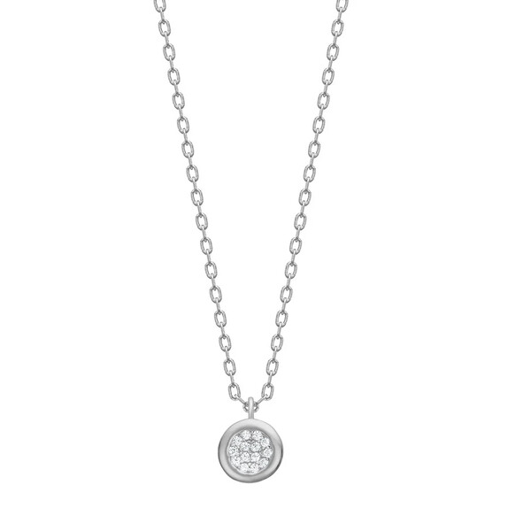 Halskette f�r Damen TirzaNor aus Silber mit Zirkonia