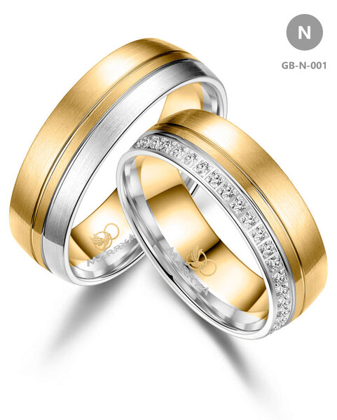 Trauringe Partnerringe aus Gold GB-001