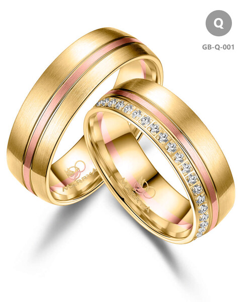 Trauringe Partnerringe aus Gold GB-001