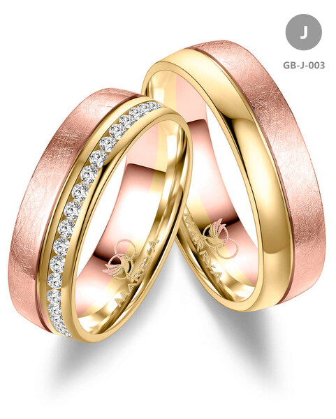 Trauringe Partnerringe aus Gold GB-003