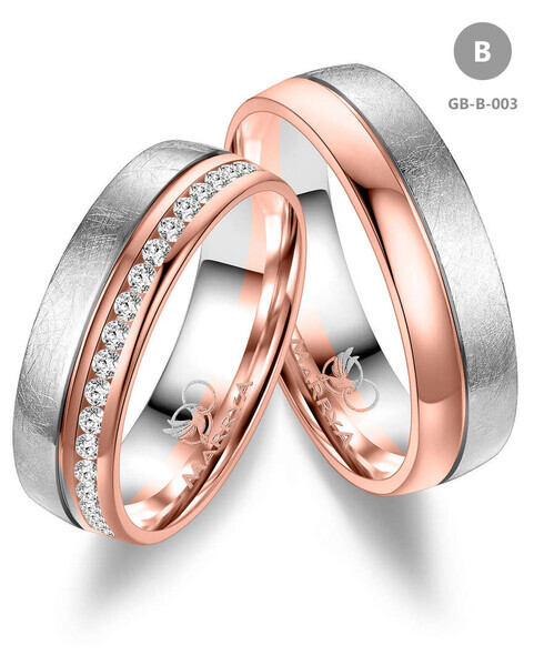 Trauringe Partnerringe aus Gold GB-003