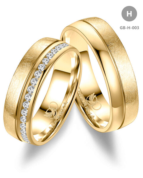 Trauringe Partnerringe aus Gold GB-003